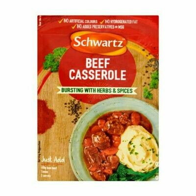 Schwartz Beef Casserole Recipe Mix (UK)