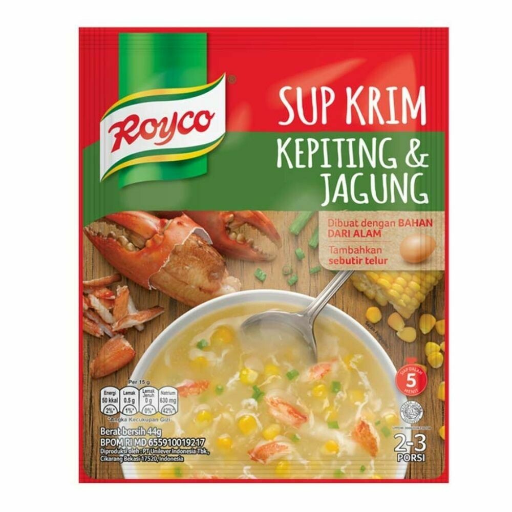 Crab & Corn Cream Soup-Royco