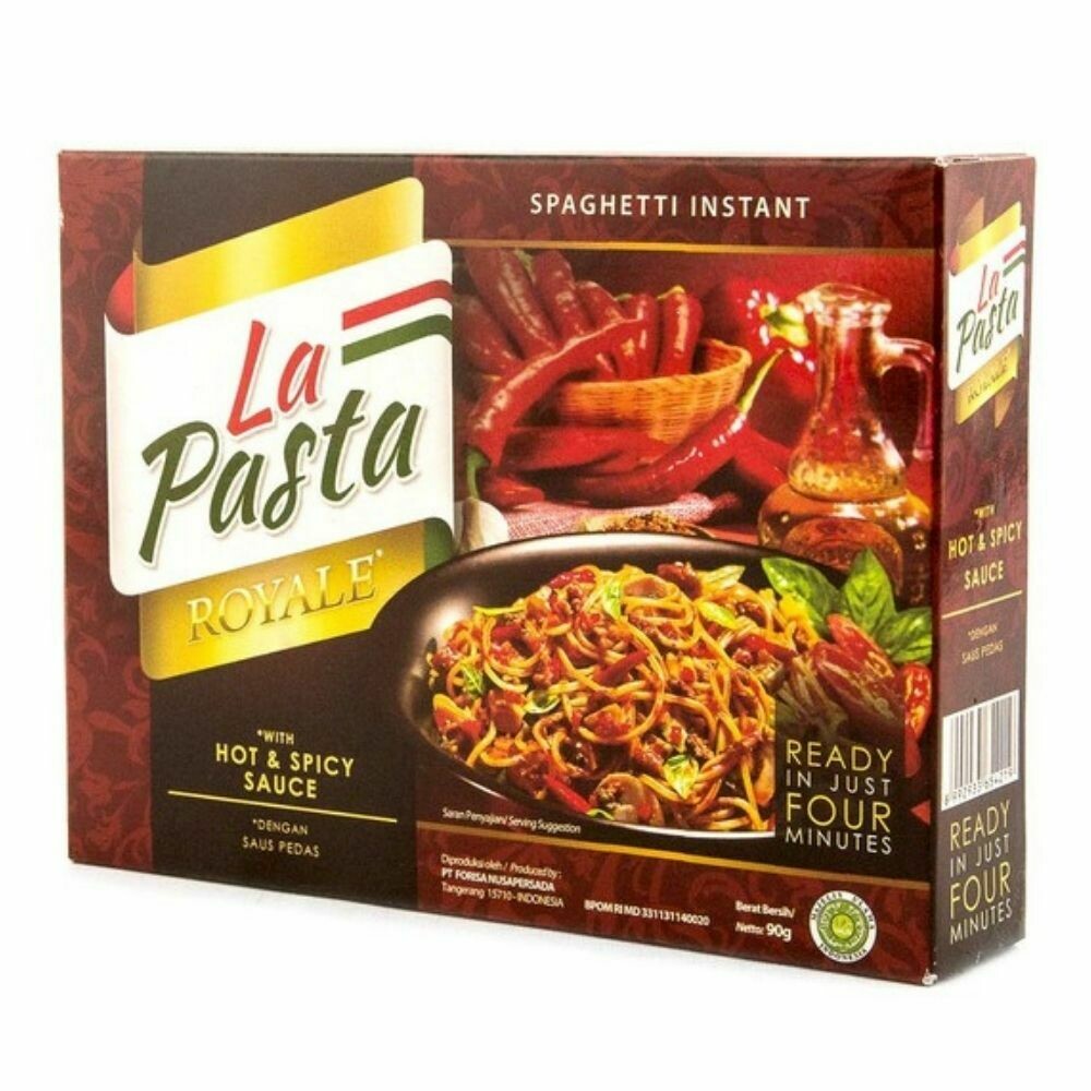 Spaghetti Instant Hot & Spicy - La Pasta Royale