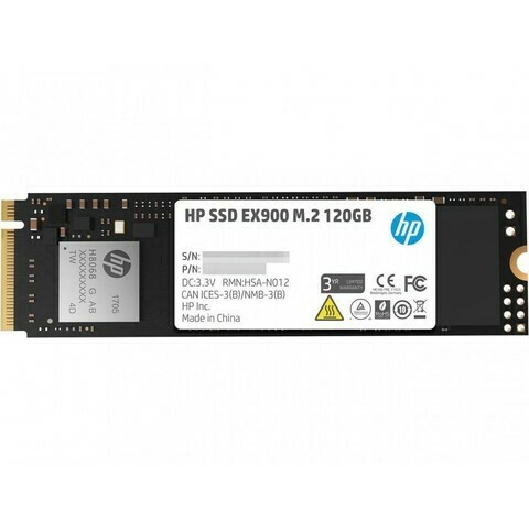 HP EX900 120GB M.2 2280 PCIe NVMe SSD