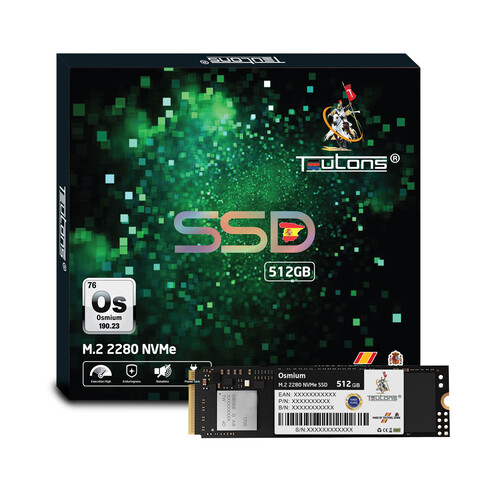 Teutons Osmium 512GB M.2 2280 NVMe SSD
