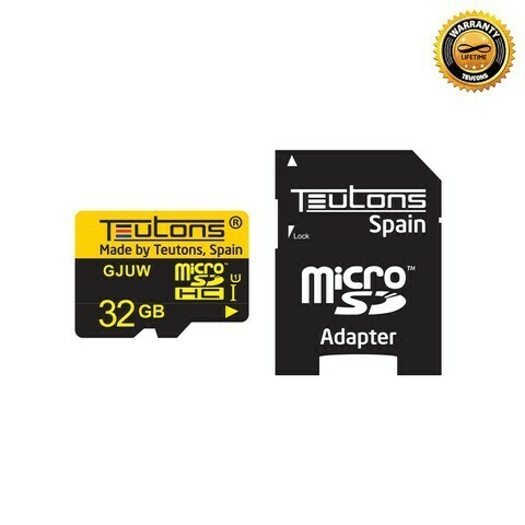 Teutons Micro SD Card With Adapter 32GB Brno-U1 SDHC