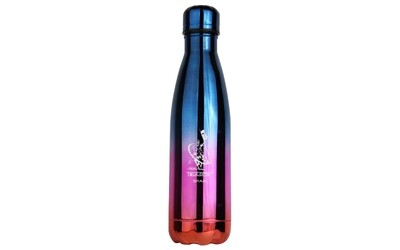 Double wall stainless steel keeps hot and cold water bottle.