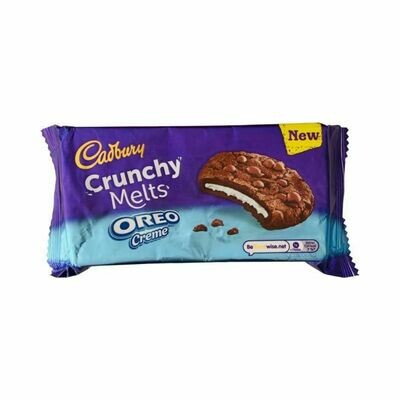 cadbury crunchy melts oreo creme chocolate cookies