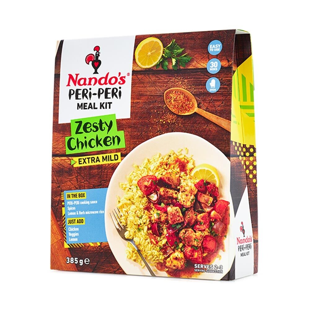 Nando's Peri Peri Meal Kit Zesty Chicken Extra Mild