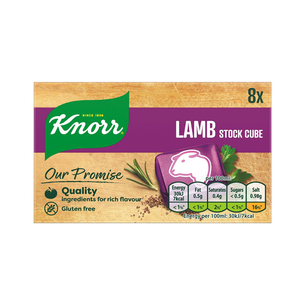 Knorr Lamb Stock Cubes (8 Cubes)-UK