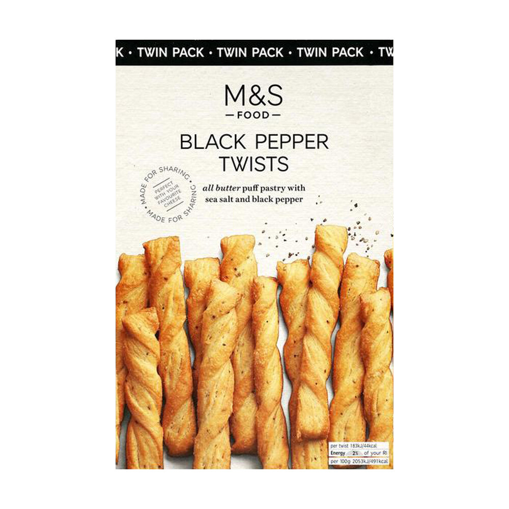 M&S Black Pepper Twists (UK)