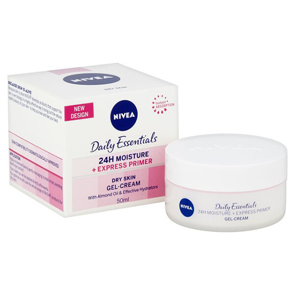 Nivea Daily Essentials Express Primer Dry Skin Gel Cream-50ml (UK)