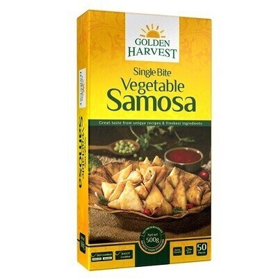 Single Bite Vegetable Samosa-Golden Harvest