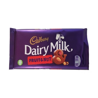 Cadbury Dairy Milk Fruit & Nut (UK)