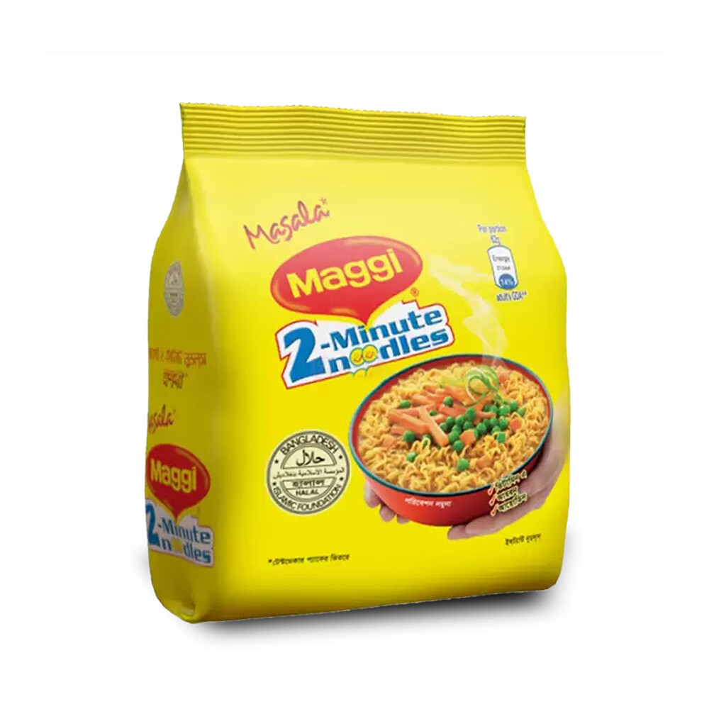 Nestle Maggi 2-Minute Masala Instant Noodles(4pc Pack)