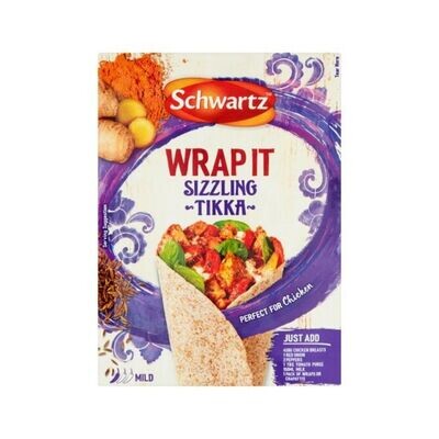 Schwartz wrap it sizzling Tikka