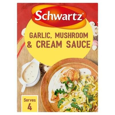 Schwartz Garlic Mushroom And Cream Sauce