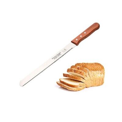 Cake Knife Stainless Steel Knife with Wooden Handle Bread Cutting Tools
