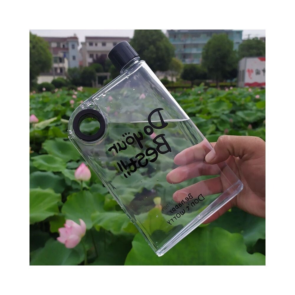 Notebook Transparent Water Bottle - 380ml