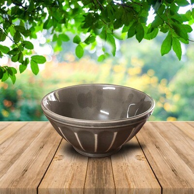 Soup Bowl-(Ceramics) Grey