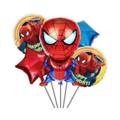 SPIDERMAN Cute Kids Birthday Party Balloon Se