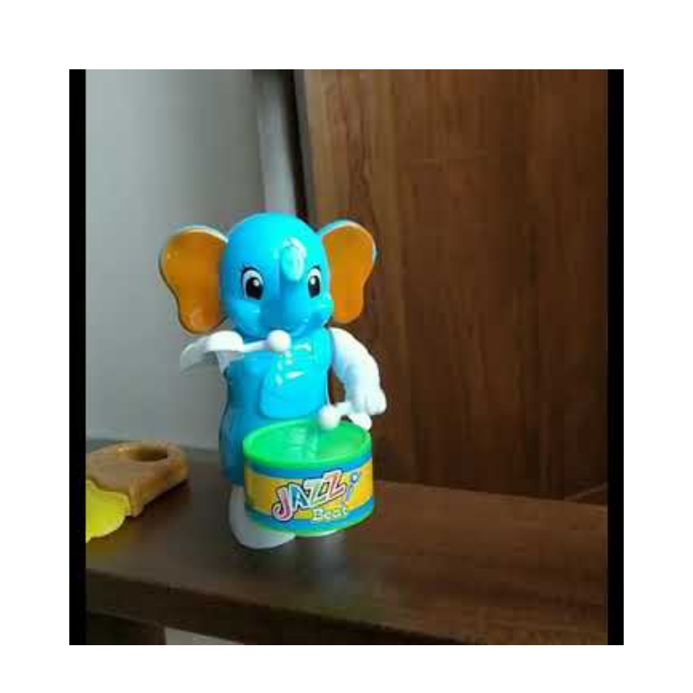 Elephant Drummer Toy with Drumming and Dancing