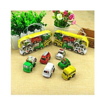 Mini Pullback 6pcs Car Toy Set for Kids