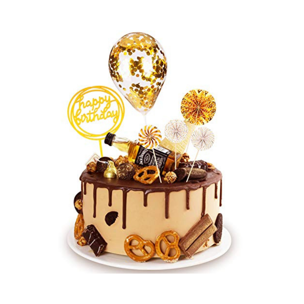 Happy Birthday Mini Cake Topper