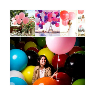 Happy Birthday Balloon Big Size- 36 Inch ( 5 PCS )-multicolor