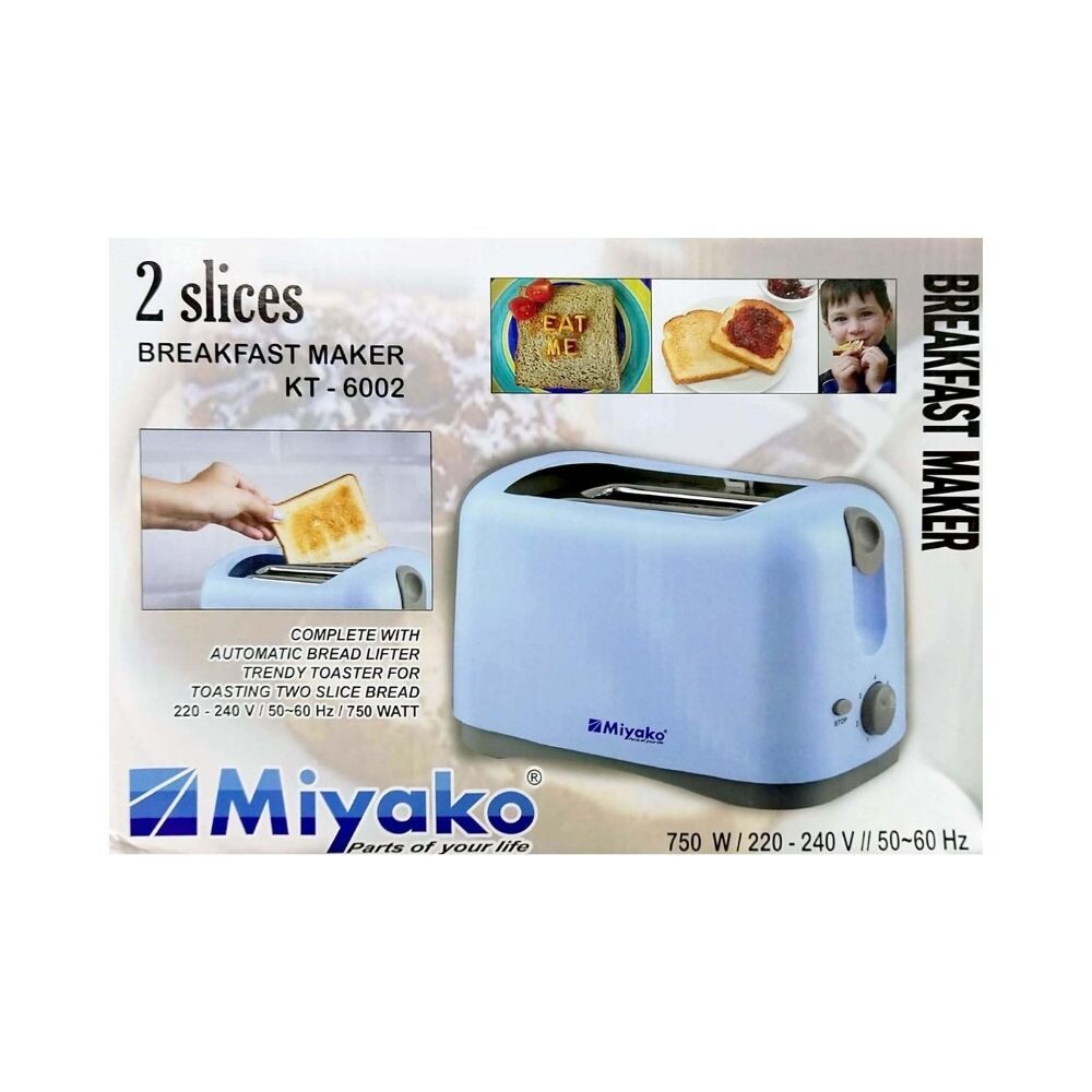 Miyako Kt-6002 Toaster 2 Slices