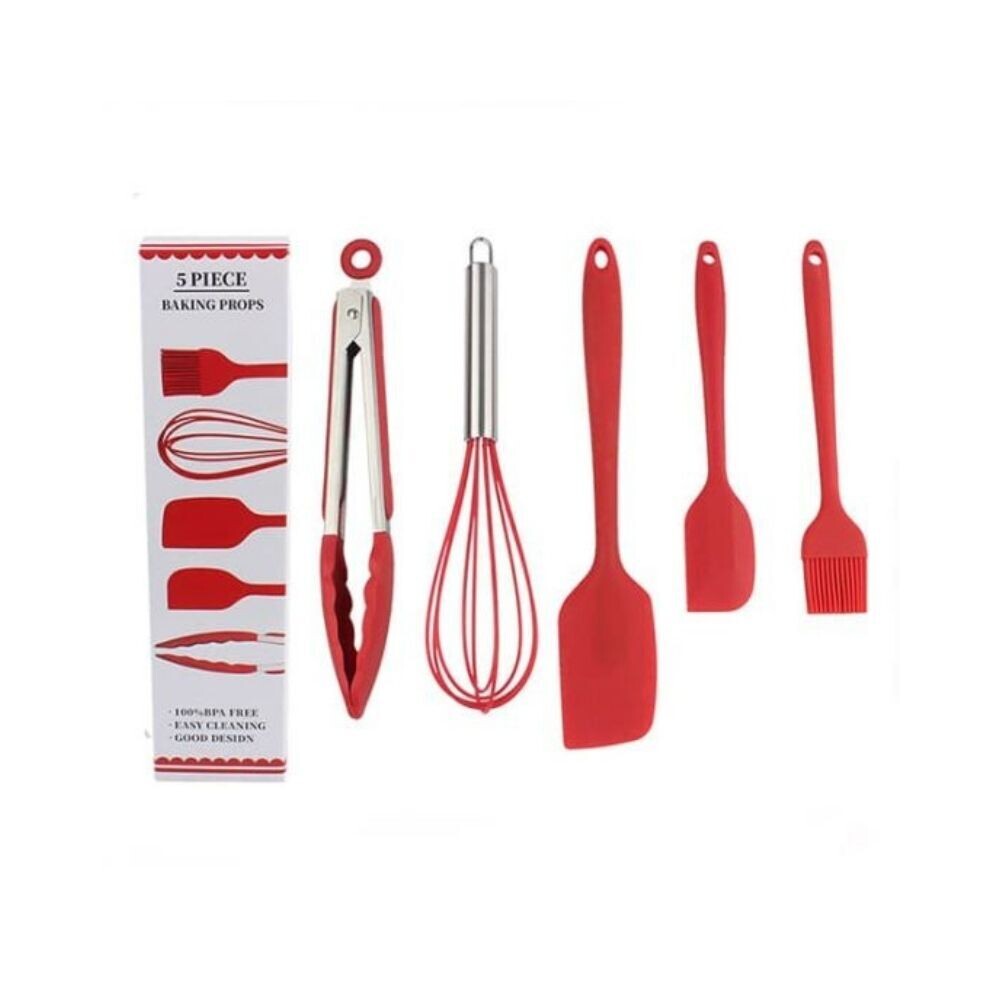 5 Piece Baking Props Silicon Kitchen Tools
