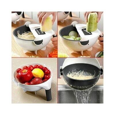 Wet Basket Vegetable Cutter 9 in One