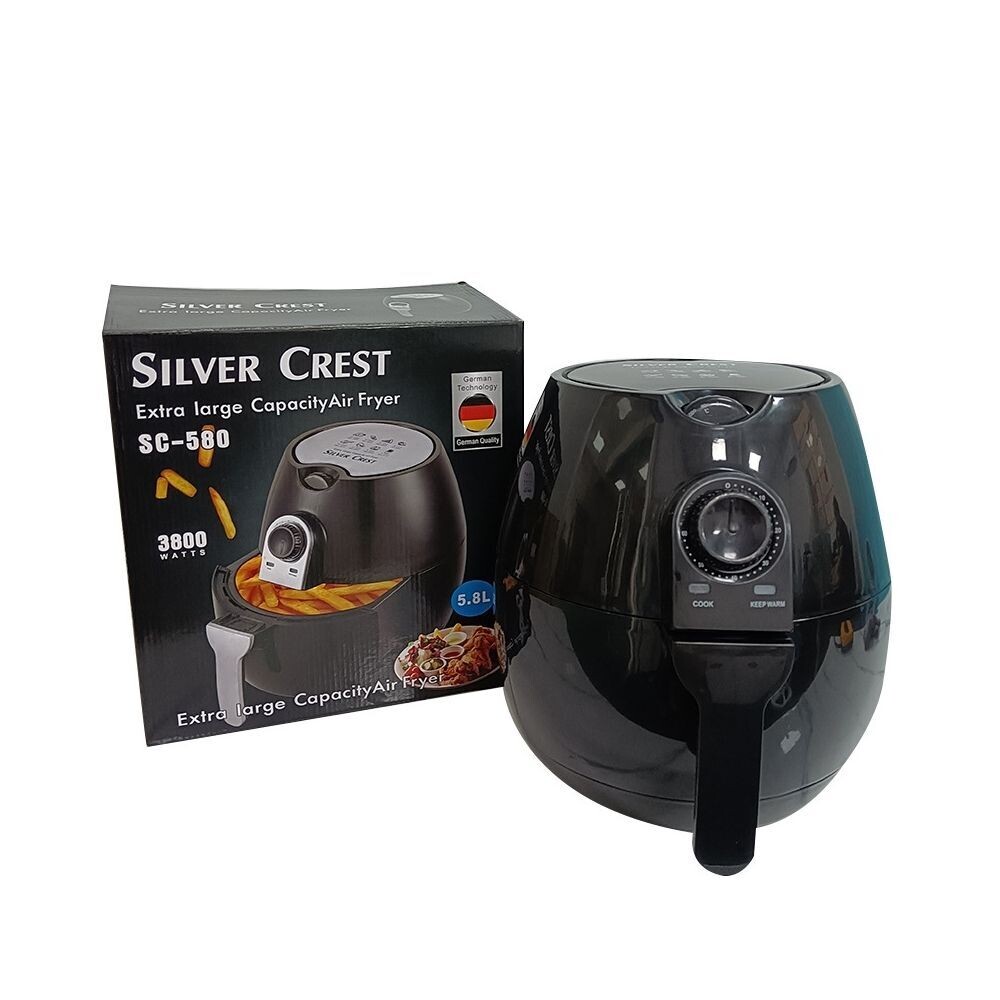 Silver Crest Electric Air Fryer Machine Without Oil Air Fryers.