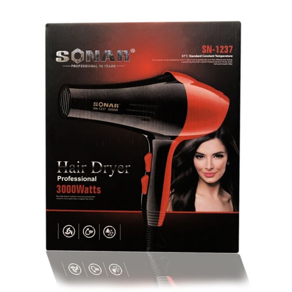 Sonar Professional Hair Dryer SN-1237 (3000) Watt