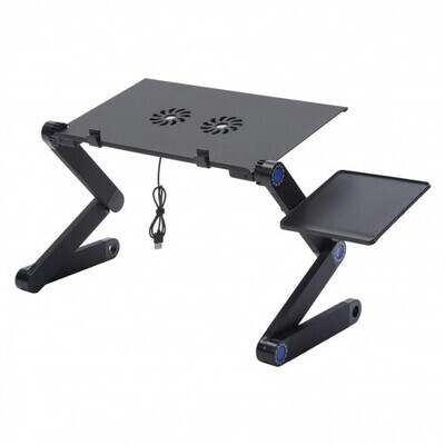 Multi-functional and Foldable Laptop Table (Black)