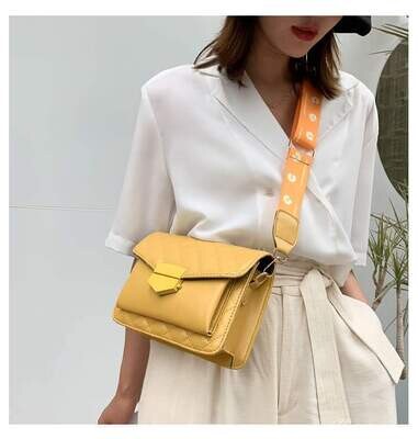 Mustard Yellow Crossbody Premium Bag