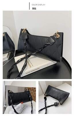 Ocean Black Mini Shoulder Bag