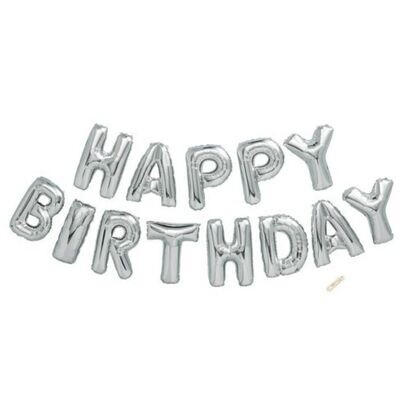 Happy Birthday Foil Balloon Banner