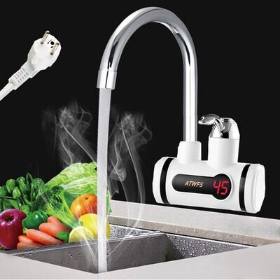 Instant Electric Hot Water Tap Wall Mount