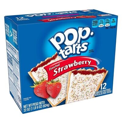 Frosted Strawberry Pop-Tarts 12 Pastries