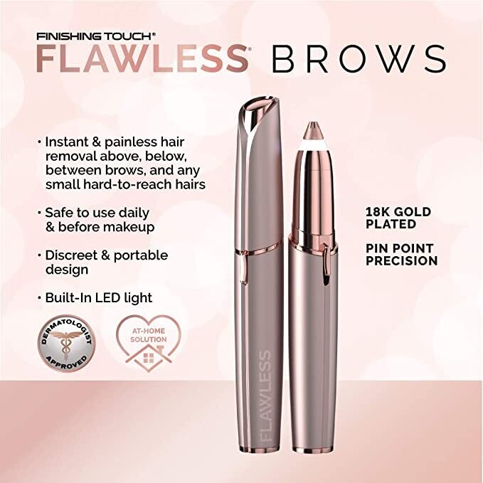 Finishing Touch Flawless Women's Brows Trimmer Rechargeable