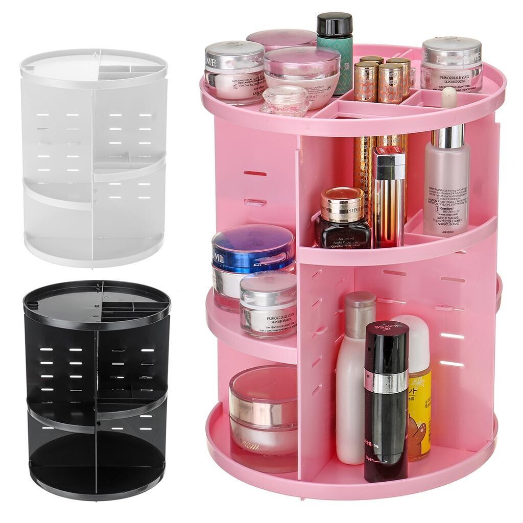 Jerrybox 360 Rotating Makeup Organizer in 7 layers