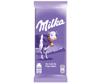 Milka Alpine Milk Chocolate Bar 100gm