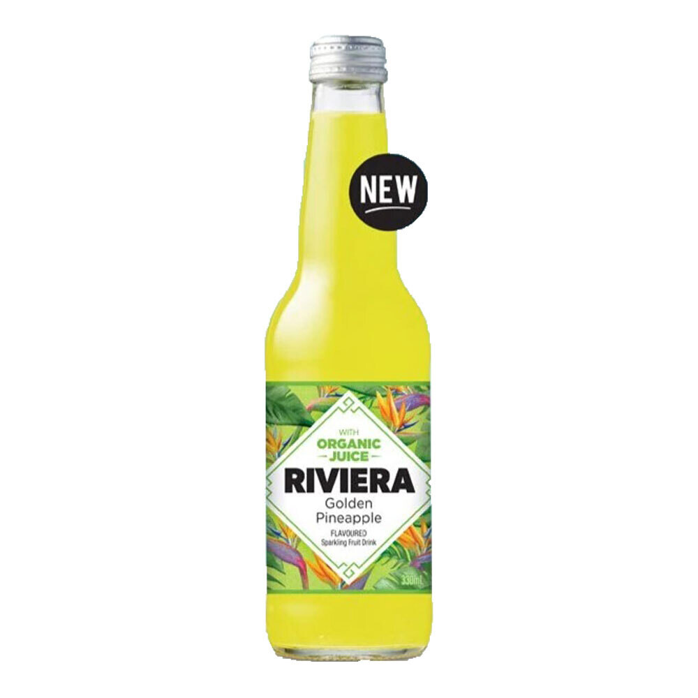 Riviera Golden Pineapple Organic Juice 330ml