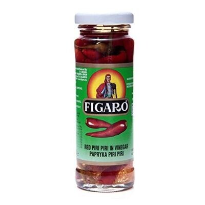 Figaro Red Piri Piri Chilli in Vinegar, 100g