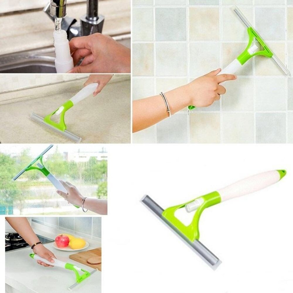 Double Side Foldable Cleaning Brush Wiper Tool (Multi-Color)