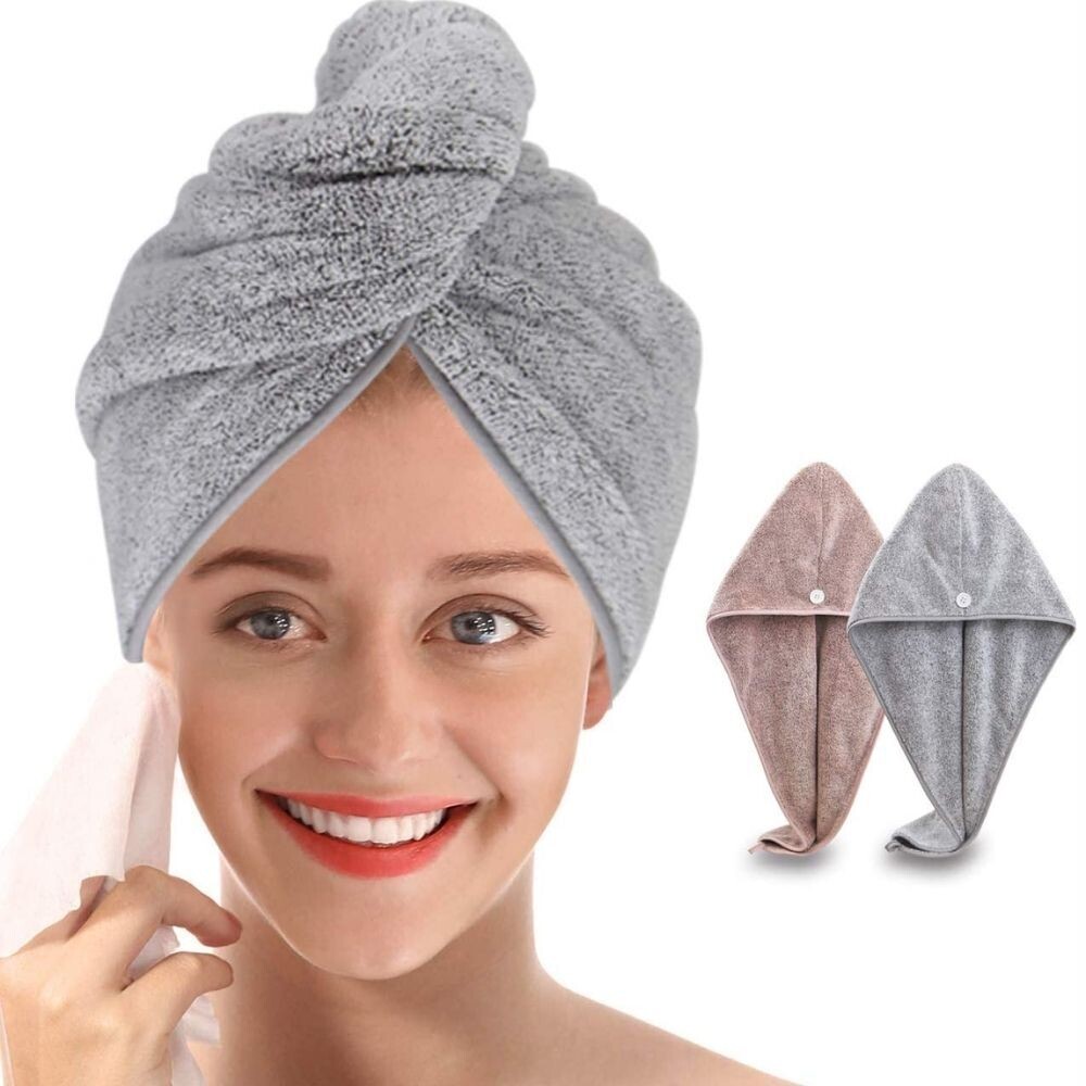 China Dry Hair Cap Micro fiber Quick Towel Magic Hair Towel Wrap for Women Absorbent Towel
