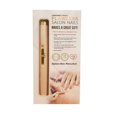 Finishing Touch Flawless Salon Nails Kit  Manicure and Pedicure Tool