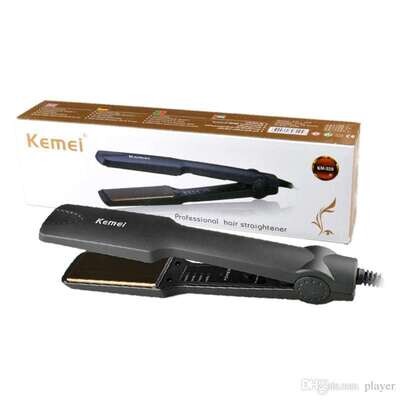 Kemei KM-329 Professional Electric Hair Straightener Ceramic Anti-Static New