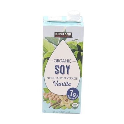 Kirkland Signature Organic Non-Dairy Vanilla Soy Beverage