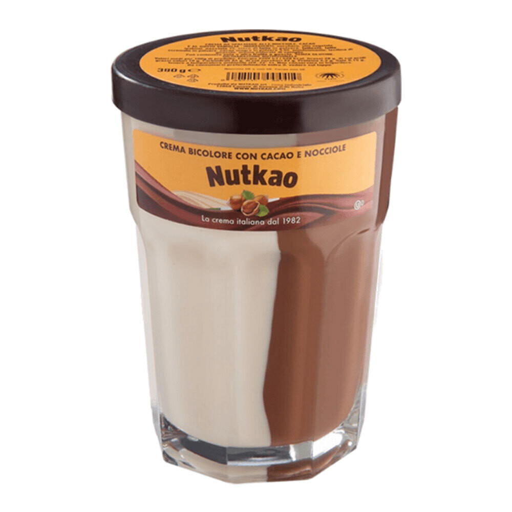 Nutkao Crema Bicolore Con Cacao E Nocciole 380gm