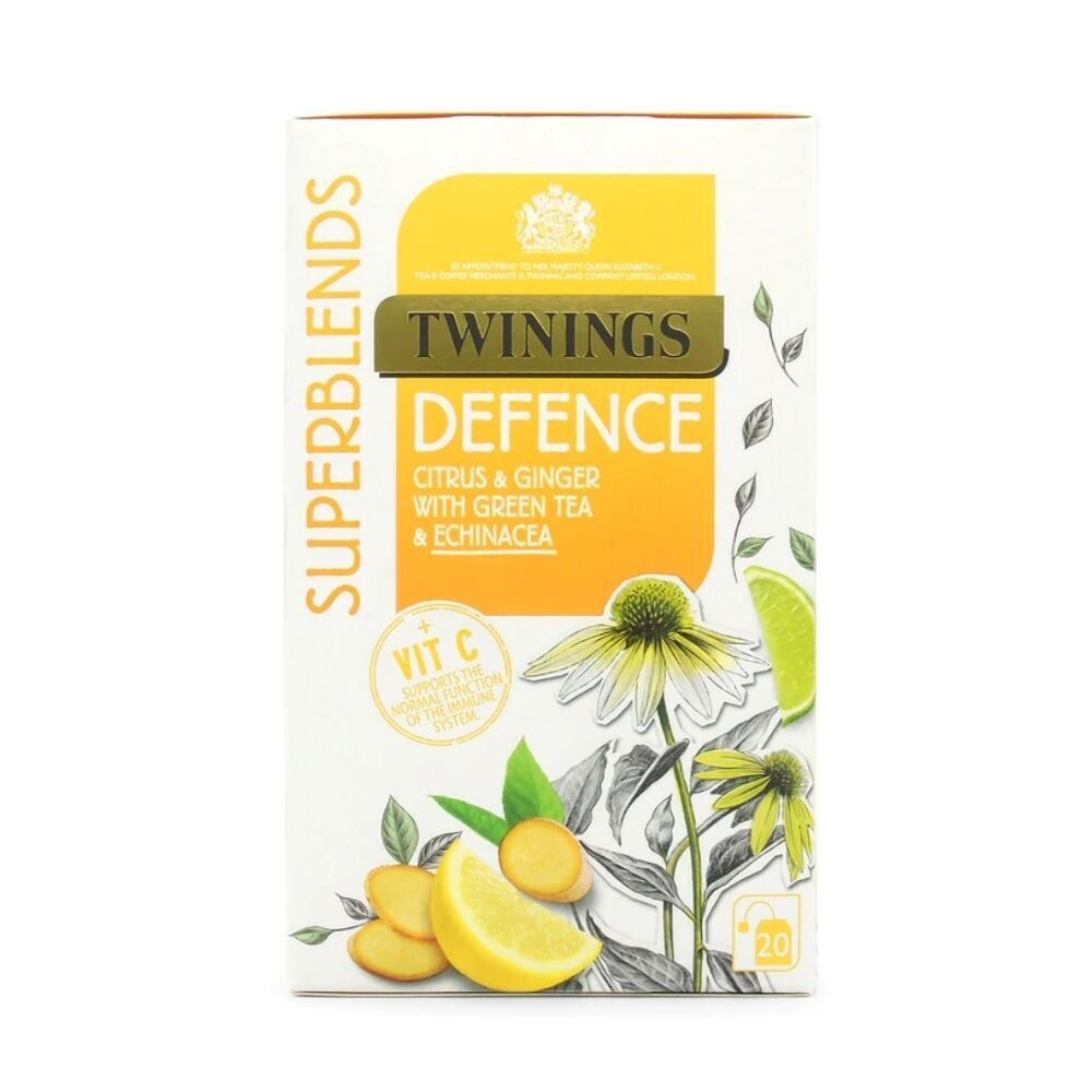 Twinings Superblends defence Citrus & Ginger With Green Tea & Echinacea