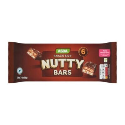 ASDA Snack Size Chocolate Nutty Bars