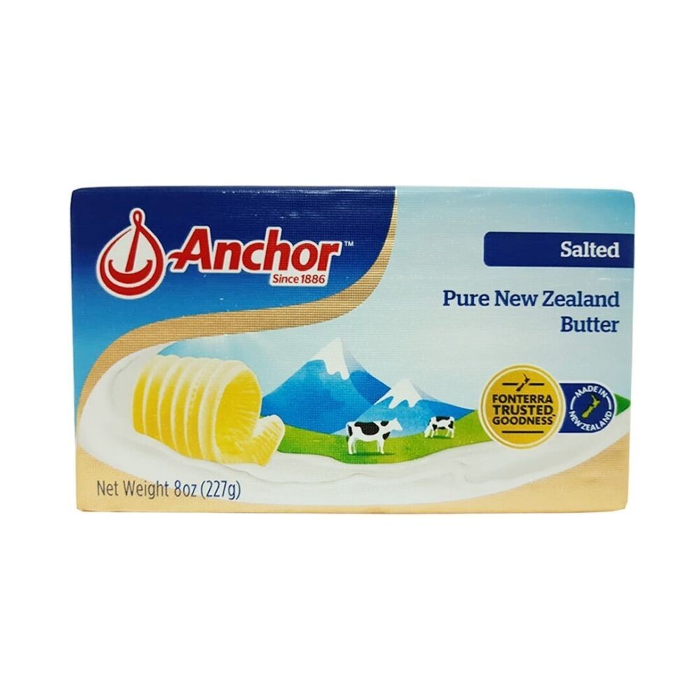 Anchor Salted Pure New Zealand Butter 227g